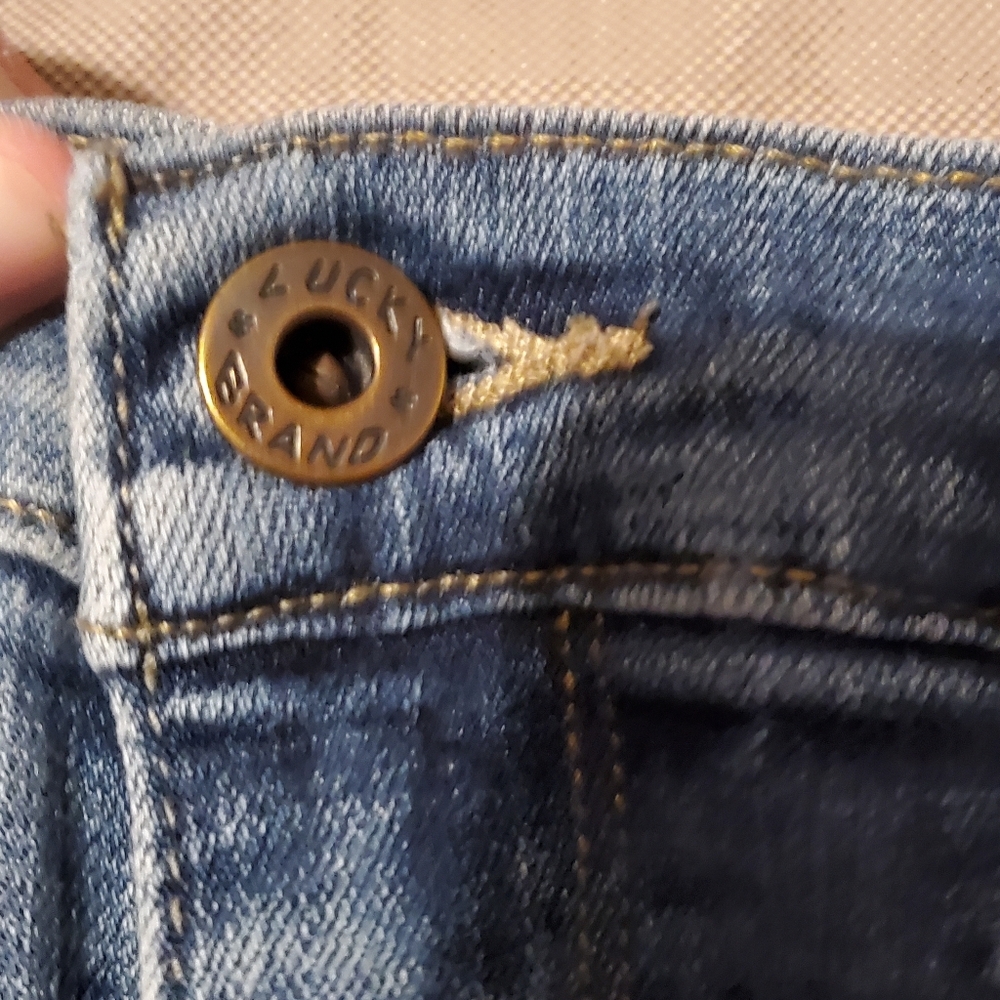 Lucky Brand Charlie Skinny Women's Jeans Medium Blue Wash 10/30 - Picture 6 of 9